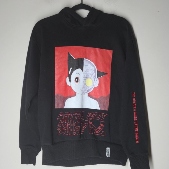 RARE Bershka Astro Boy Rare Hoodie Sweatshirt Mens Small Hooded Japanese - Picture 1 of 7